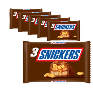 Vorteilspack Candy - 6 x 3er-Pack Snickers á 150 Gramm
