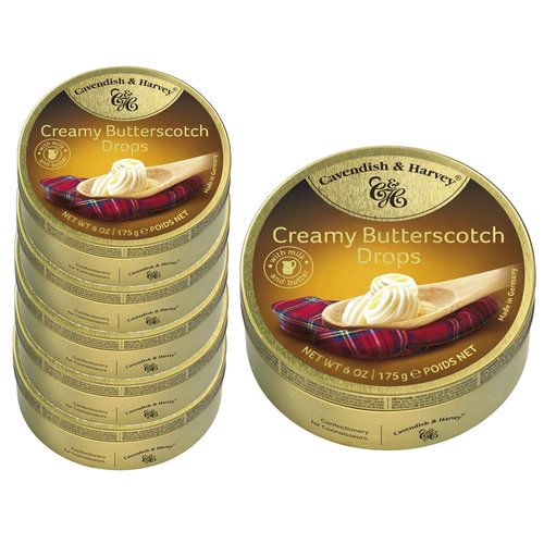 Advantage package of sweets - 6 cans butterscotch drops to 175 grams