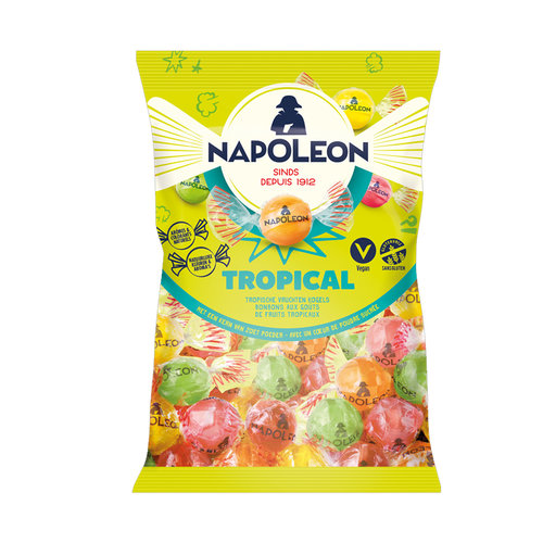 Napoleon Voordeelverpakking Snoepgoed - 6 zakken Napoleon Tropical Kogels á 150 gram