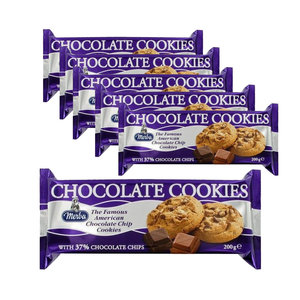 Merba Advantage packaging Candy - 6 Packaging Merba Chocolate Cookies to 200 grams