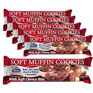 Merba Voordeelverpakking Snoepgoed - 6 verpakkingen Merba Soft Muffin Cookies á 175 gram