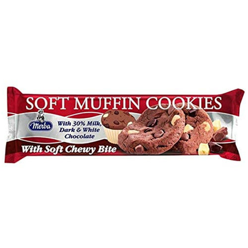 Merba Vorteilspack Candy - 6 Packungen Merba Soft Muffin Cookies á 175 Gramm