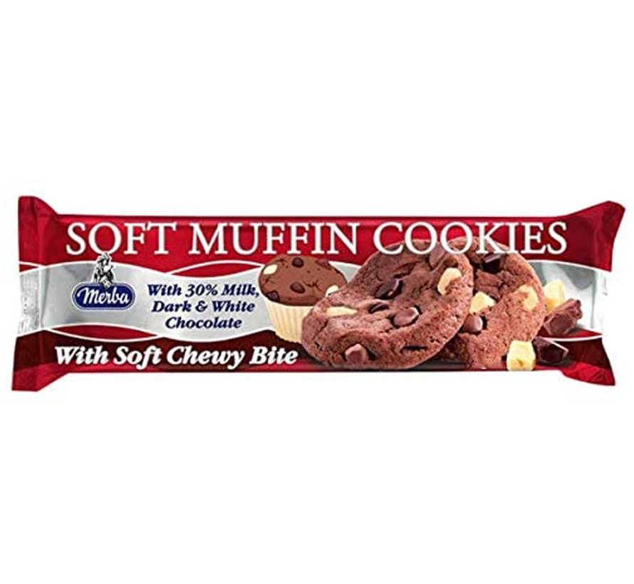 Voordeelverpakking Snoepgoed - 6 verpakkingen Merba Soft Muffin Cookies á 175 gram