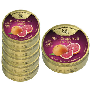 Advantage package Sweets - 6 Canes Pink Grapefruit Drops á 200 grams