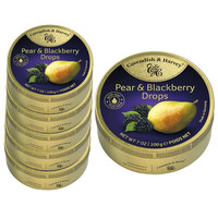 Voordeelverpakking Snoepgoed - 6 blikjes Pear&Blackberry Drops á 200 gram