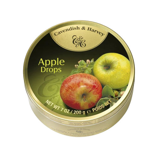 Advantage package of sweets - 6 cans Apple drops of 200 grams