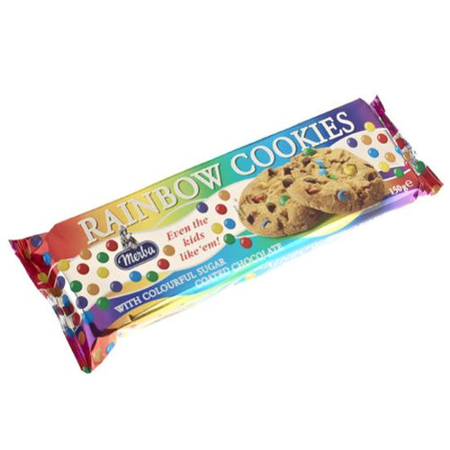 Merba Advantage Packaging Candy - 6 cookies Rainbow Merba d'emballage à 150 grammes