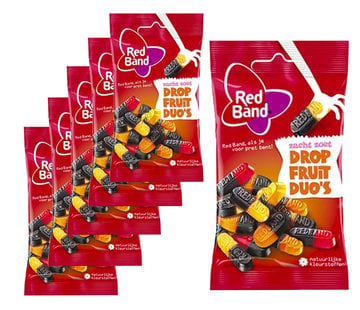 Red band Advantage Packing Sweets - 6 bags Red Band Drop / Fruit Duos á 100 grams