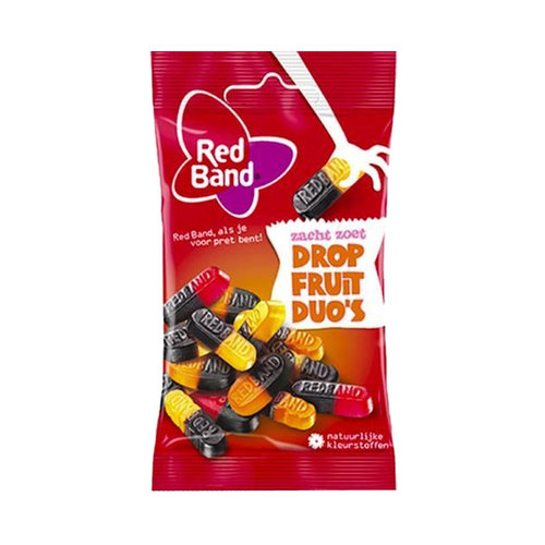 Red band Vorteilsverpackung Candy - 6 Beutel Red Band Drop/Fruit Duos von 100 Gramm