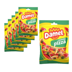 Damel Vorteilspack Candy - 6 Tüten Damel Yummy Pizza á 150 Gramm
