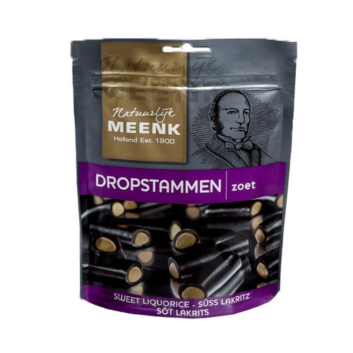 Meenk Voordeelverpakking Snoepgoed - 6 zakken Meenk Dropstammen Zoet á 225 gram