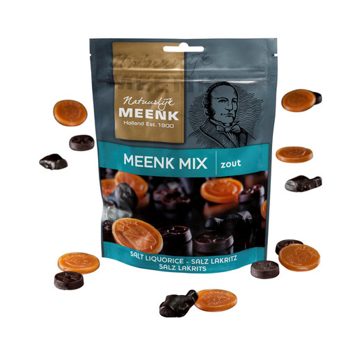 Meenk Voordeelverpakking Snoepgoed - 6 zakken Meenk Meenk Mix Zout á 225 gram