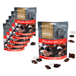 Meenk Opakowanie promocyjne słodyczy - 6 torebek Meenk Holland Mix Sweet, każda po 225 gramów