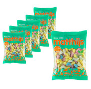 Matthijs Advantage Packing Sweets - 6 Bags Matthijs Veggy Sour Rainworms á 400 grams
