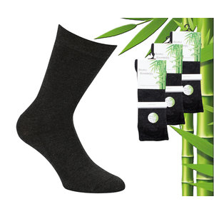 Boru Bamboo 3 pairs of Boru Bamboo socks - Bamboo - Antra - Size 35-38