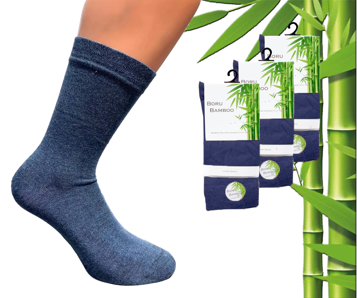 Verbazing Liever over het algemeen 3 Paar Boru Bamboo Sokken - Bamboe - Jeans - Maat 35-38 | Sokken | Kleding  - Yellow Webshop