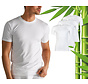 3 Stuks Boru Bamboo T-Shirt Heren - Bamboe - X-Lang - Wit - Maat XL