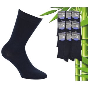 Boru Bamboo 9 pares de calcetines de bambú Boru - Lycra - Azul - Talla 39-45