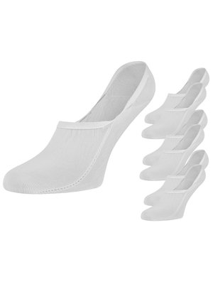 3 Paar Meryl Steps Sneakersocken - Weiß - Größe S/M