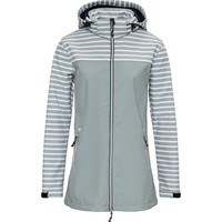 Nordberg Maddy - Softshell Outdoor Sommerjacke Damen - Green Stripe - Größe M