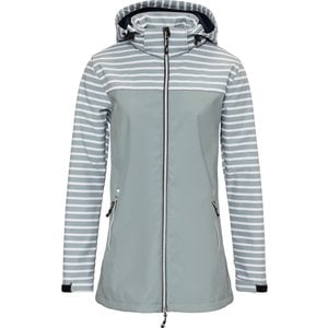 Nordberg Nordberg Maddy - Softshell Outdoor Summer Jacket Mesdames - Green Stripe - Taille M