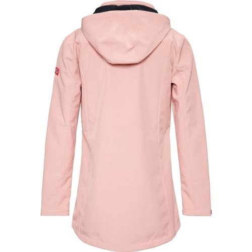 Nordberg Nordberg Ronda - Softshell Outdoor Zomerjas Dames - Roze Melange - Maat S