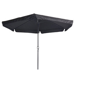 Lesliliving Gemini Parasol Black Ø300 cm