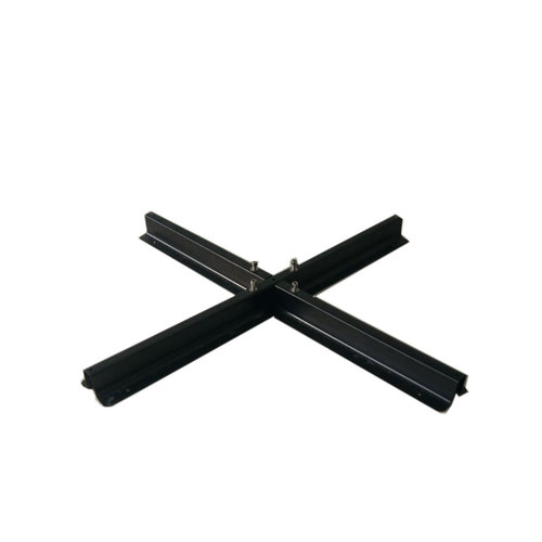 Lesliliving Zweefparasol VirgoFlex Ecru 300 x 300 cm - inclusief kruisvoet