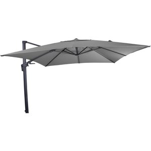 Lesliliving Floating parasol Virgoflex Gray 300 x 300 cm - Including cross foot Lesliliving Floating parasol Virgoflex Gray 300 x 300 cm - Including cross foot