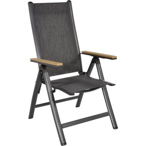 Lesliliving Lesli Living chair adjustable Arezzo 57x69x103 cm aluminum