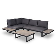 Mondial Living Loungeset Titan | Hoekset incl. Acacia houten tafel