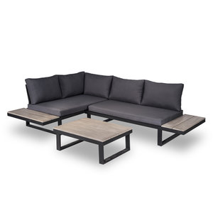 Mondial Living Lounge set Titan | Corner set incl. Acacia wooden table