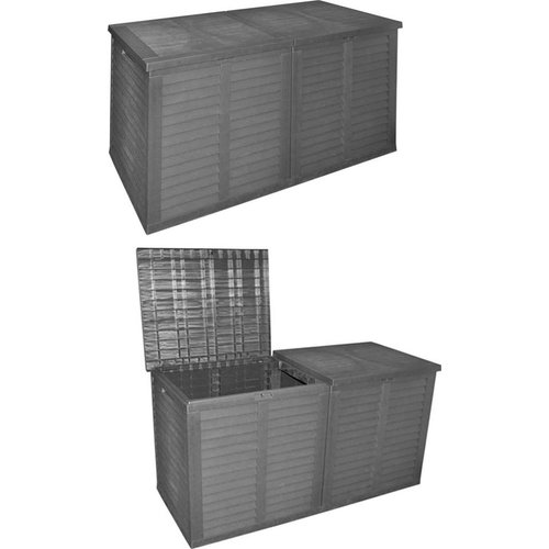 Cushion box / storage box / storage box for, among other things, garden cushions 750l - 155 x 66 x 80 cm - Black