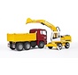 BruderMAN TGA construction truck and Liebherr Excavator (BR2751)