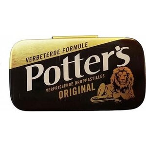 Potters Original Linea Black Can