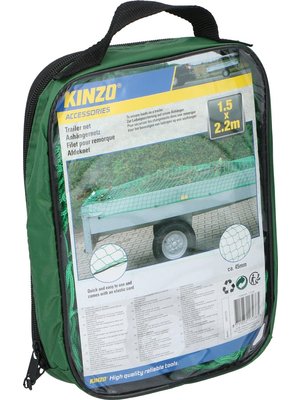 Kinzo Kinzo aanhanger afdeknet - 150-x220cm - Ø maas 45mm - elastisch koord