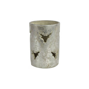 Decostar Decostar Tealight Holder Onno | 17 x 24 cm | Argent