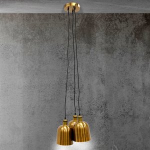 Lampa wisząca Limineo Gold - 3 klosze - 100 cm Lampa wisząca Limineo Gold - 3 klosze - 100 cm