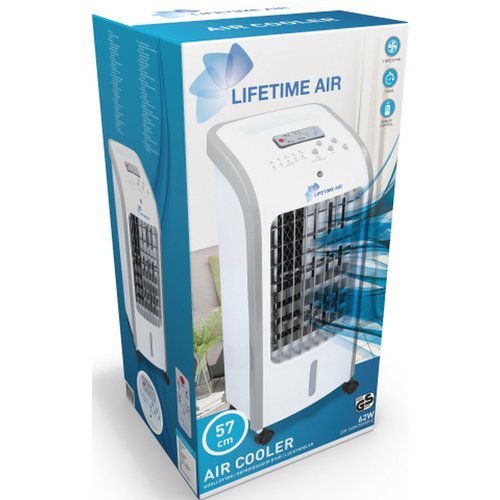 Lifetime Air Aircooler 62 Watt 3-in-1: Koeling, Luchtbevochting en -Reiniging