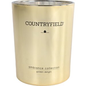 Countryfield Countryfield Geurkaars Golden Delight Geurkaars goud 9cm