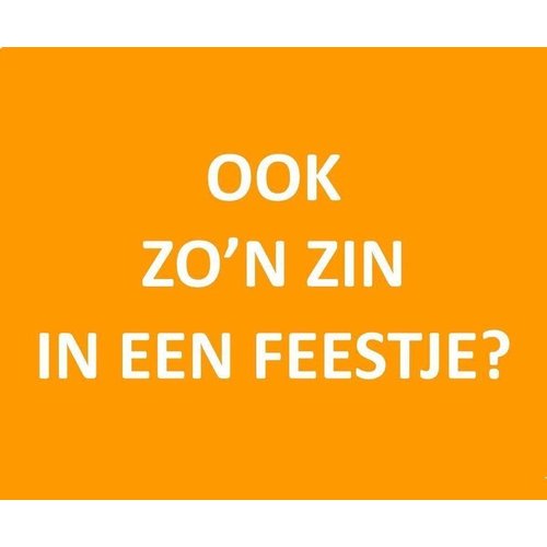 Oranje Feest article | 4 pieces of orange handklapper | Dutch team WK Football | Orange decoration decorative package Dutch national team orange package