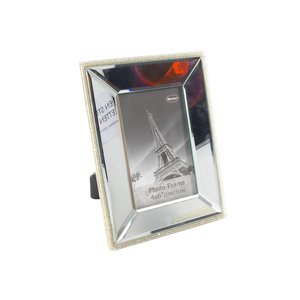 Photo frame with mirror frame 10 x 15 cm