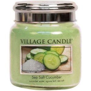 Village Candle Cougie de village Sel Salt Cougie parfumée au concombre (105 heures)