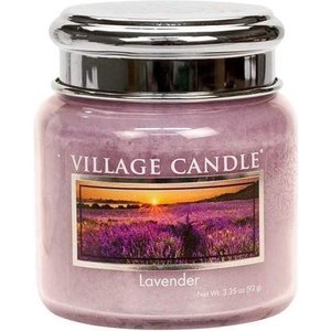 Village Candle Village Candle Duftkerze Lavendel 6,5 X 7 cm Wachs/Glas Flieder