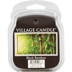 Village Candle Village Candle Geurwax Black Bamboo 3 X 8 X 10,5 cm Zwart