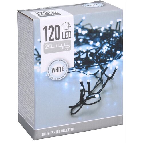 Home & Styling Christmas lighting 120 LED Cold White 1200 cm Green Home & Styling Christmas lighting 120 LED Cold White 1200 cm Green