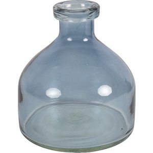 Non Branded Vase missy 18 x 18 x 20 cm bleu en verre
