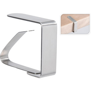 Tafelkleedklemmen RVS – Set van 4 stuks – Voor binnen & buiten Tafelkleedklemmen RVS – Set van 4 stuks – Voor binnen & buiten
