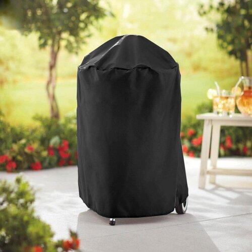 Pro Garden Pro Garden Cover BBQ - Round - 70 x 80 cm - Barbecue cover - Cover cover bullet barbecue - Black