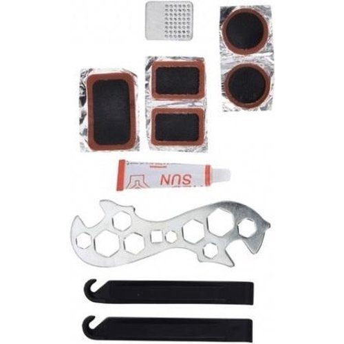 XQ Max Kit d'outils et de réparation de vélos 10 pièces - Réparer les pneus de vélo